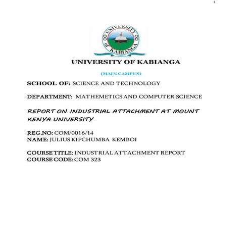 JULIUS KIPCHUMBA KEMBOI