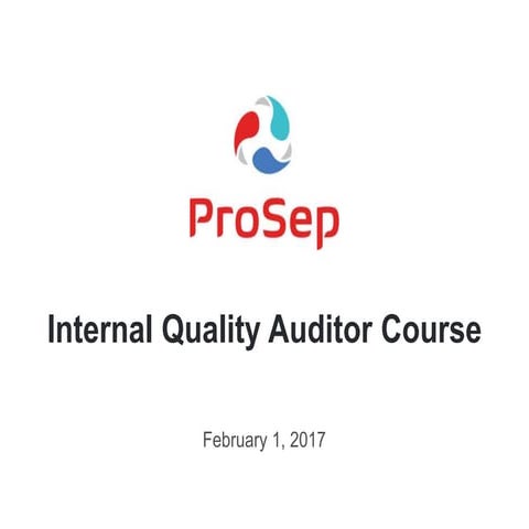 Internal Auditor Course