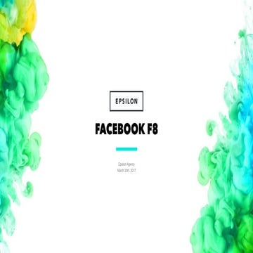 Facebook F8 2017 Trend Recap & Analysis