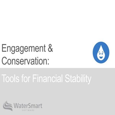 Engagement & Conservation - Tools for Financial Stability