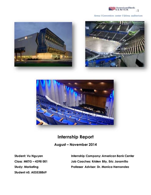 Internship Report