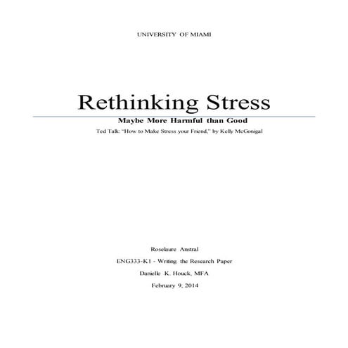Rethinking Stress | DOCX