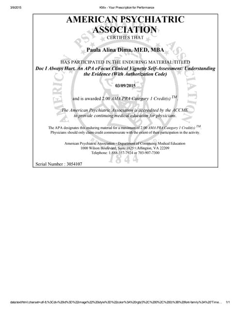 KMx - Your Prescription for Perform...