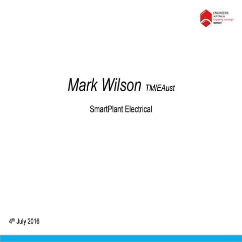 Mark Wilson - SPEL Presentation