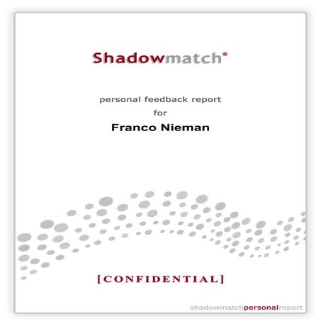 Shadow Match Personal Report | PDF