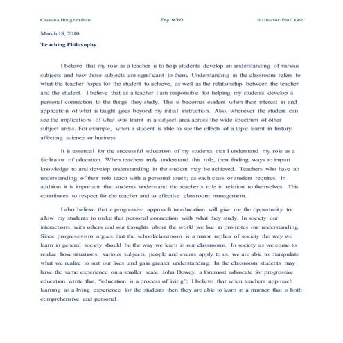 Eng 430 philosopy paper