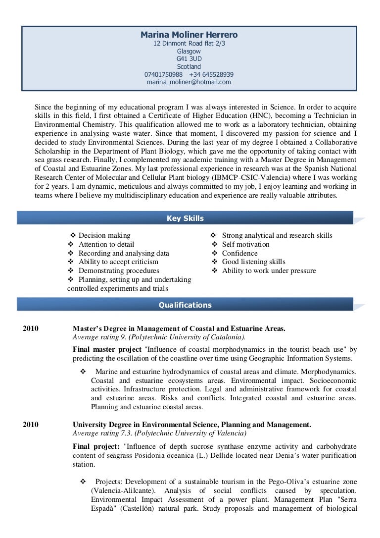 How to write a curriculum vitae picture