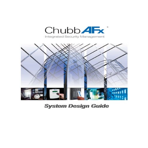 Chubb AFx System Design Guide June 2009