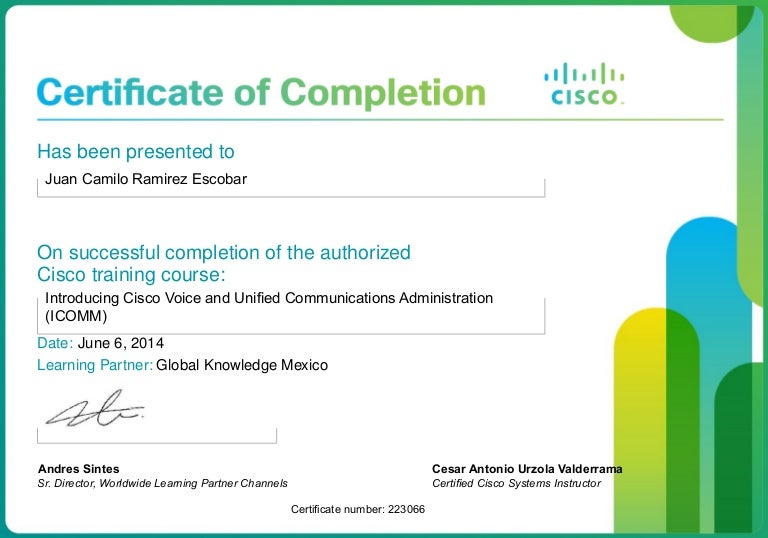 Cisco Certified Course Completion Certificate_1123710