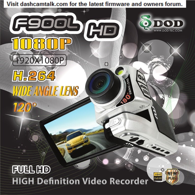 DOD F900LHD User Manual