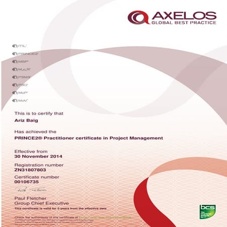 PRINCE2® Practitioner | PDF