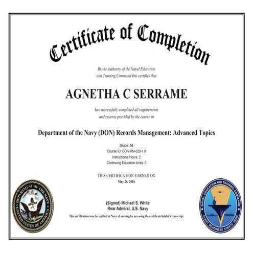 Records Management Advance Topics | PDF