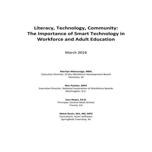 Literacy Technology Community_The Importance of Smart Technology in Workforce...