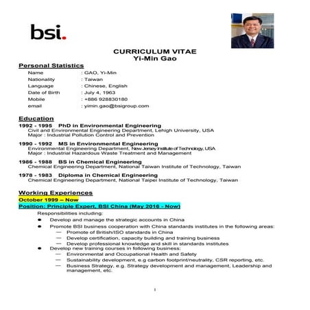 BSI Yi Min Gao CV-2016-9-9