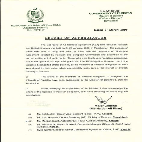 LETTER OF APPRECIATION | PDF