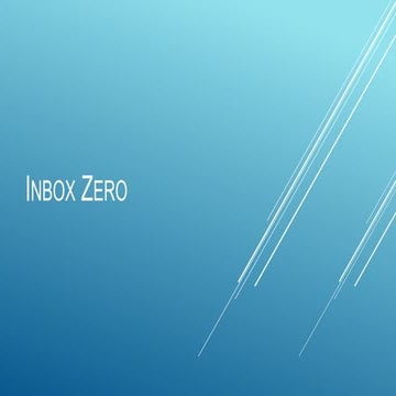 Inbox Zero Prototype