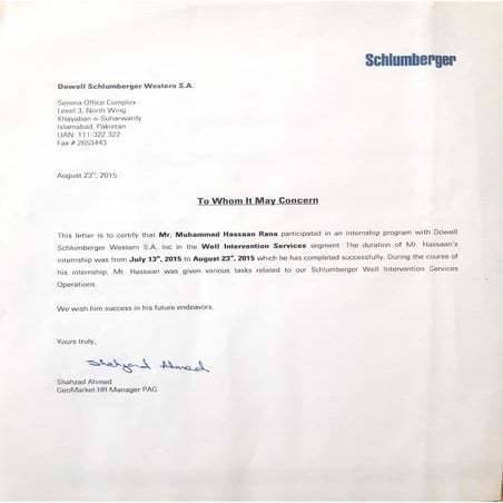 Slb Letter