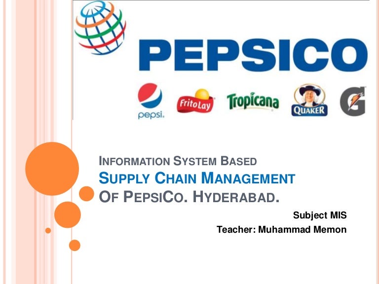 Pepsico investor presentation picture