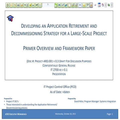 eCIO PPT Sunsetting strategy v 3 general distribution