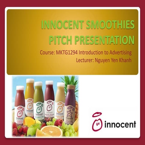 MKTG1294 Innocent Smoothies Group 5 Class Group 2 (1)