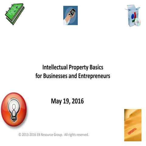 IP Basics for Businesses and Entrepreneurs | PPTX