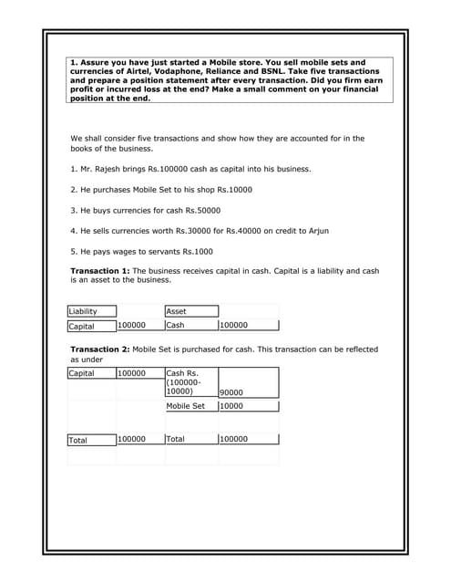 Icai Accounting Basics Pdf Stocks And Bonds Personal Investing