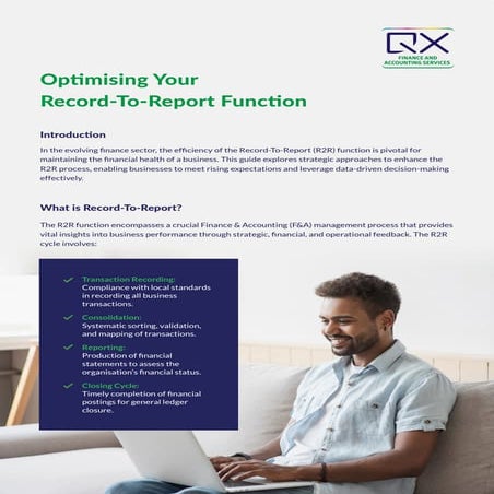 Optimising Your Record-To-Report Function