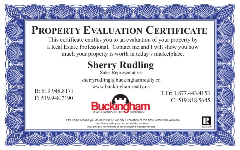 CMa Certificate