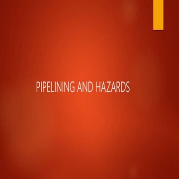 pipelining and hazards occure in assembly language.