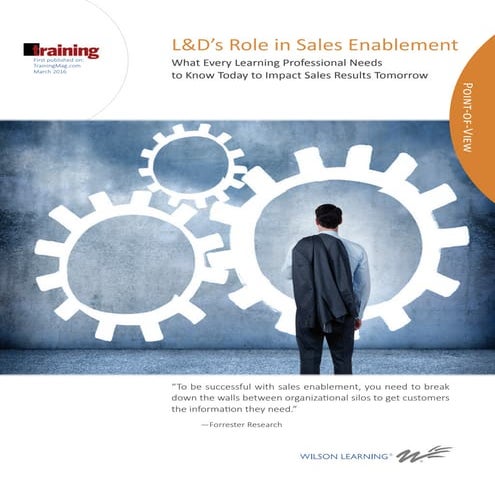 L&D's Role In Sales Enablement
