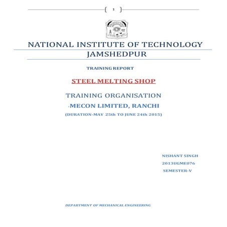 NATIONAL INSTITUTE OF TECHNOLOGY