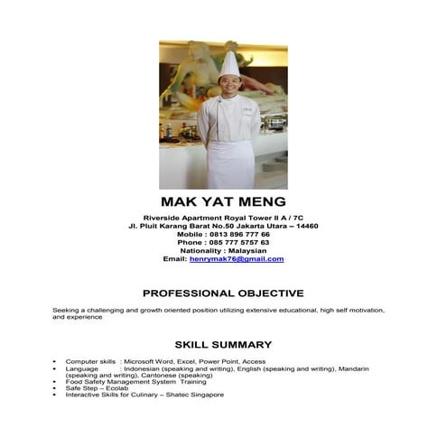 Chef Shan - profile Bio 2 | DOCX