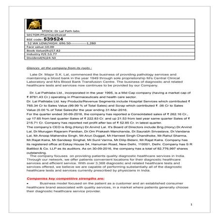 company dr lal pdf
