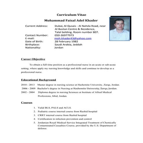 CV MOHAMMAD | DOC