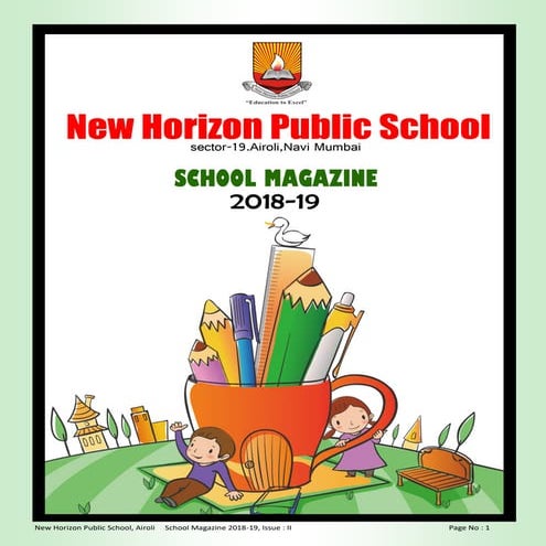 School Magazine Issue 2-2018-19