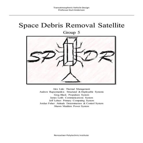 FINALTeam5 SPDRSAT Final Report