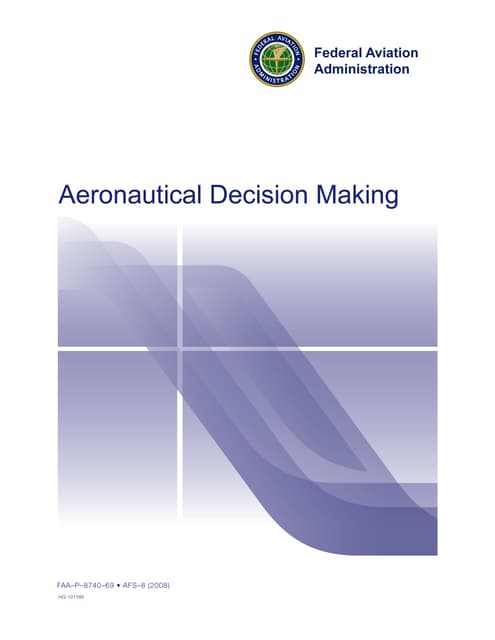 Aeronautical Decision Making from a Maintenance Perspective | PPT