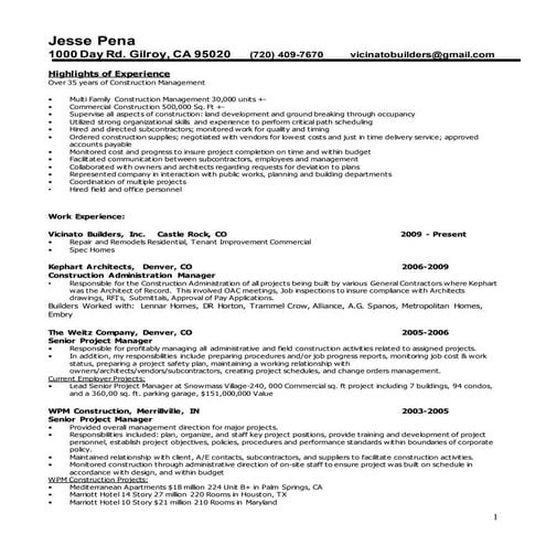 AEC Resume | PDF