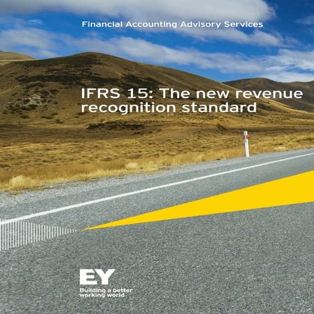 IFRS 15 - the new revenue recognition standard 
