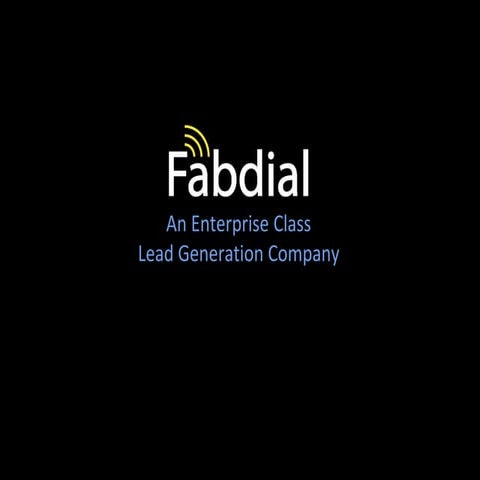 Fabdial   solution brochure