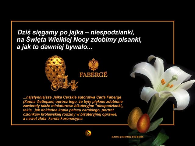 Jajka wielkanocne Faberge