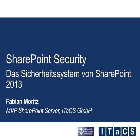 SharePoint 2013 Security (IT Pro)