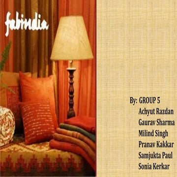 Fab india Case study - Positioning