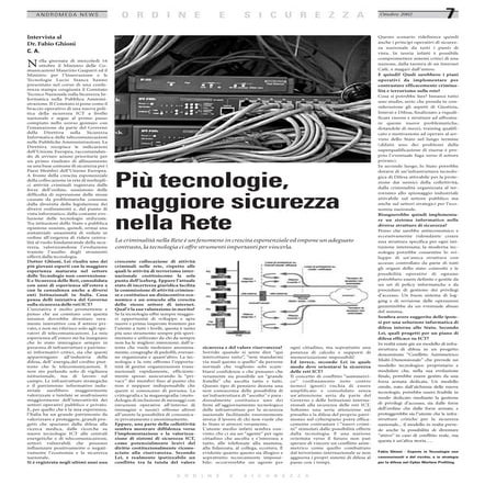 Fabio Ghioni Intervista Andromeda