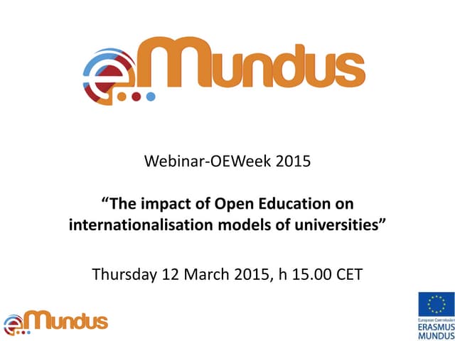 The impact of Open Education on internationalisation models of universities