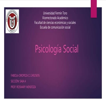 Psicología Social