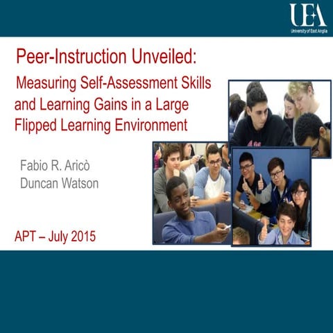 Fabio R Arico - Peer Instruction Unveiled