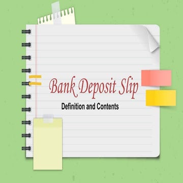 FABM2 Lesson 6 Basic Documents Related to Bank Deposit.pptx
