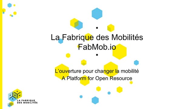 Fabmob navette autonome