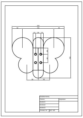 Fabricación de figura básica (Mariposa)